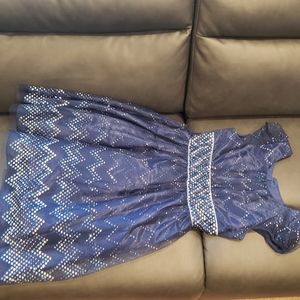 Final drop⬇️ Girls Navy blue holiday/party dress